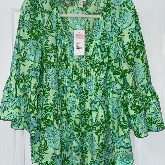 NWT Lilly Pulitzer Danika Tunic in Catching Rays - Picture 1 of 1